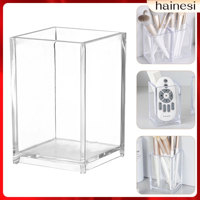 Set 4 Giá Đỡ Bút Bằng Acrylic Trong Suốt Sắp Xếp Gọn Gàng Để Bàn Trang Trí