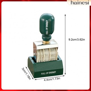 💖💕Con Dấu Gỗ In Chữ Date Postmark Trang Trí Sổ Tay