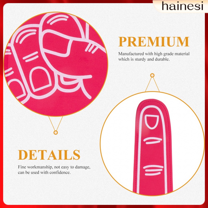 Set 3 Đệm Xốp Cao Bồi Bơm Hơi Đeo Ngón Tay Giảm Tiếng Ồn Dùng Trong Các Bữa Tiệc