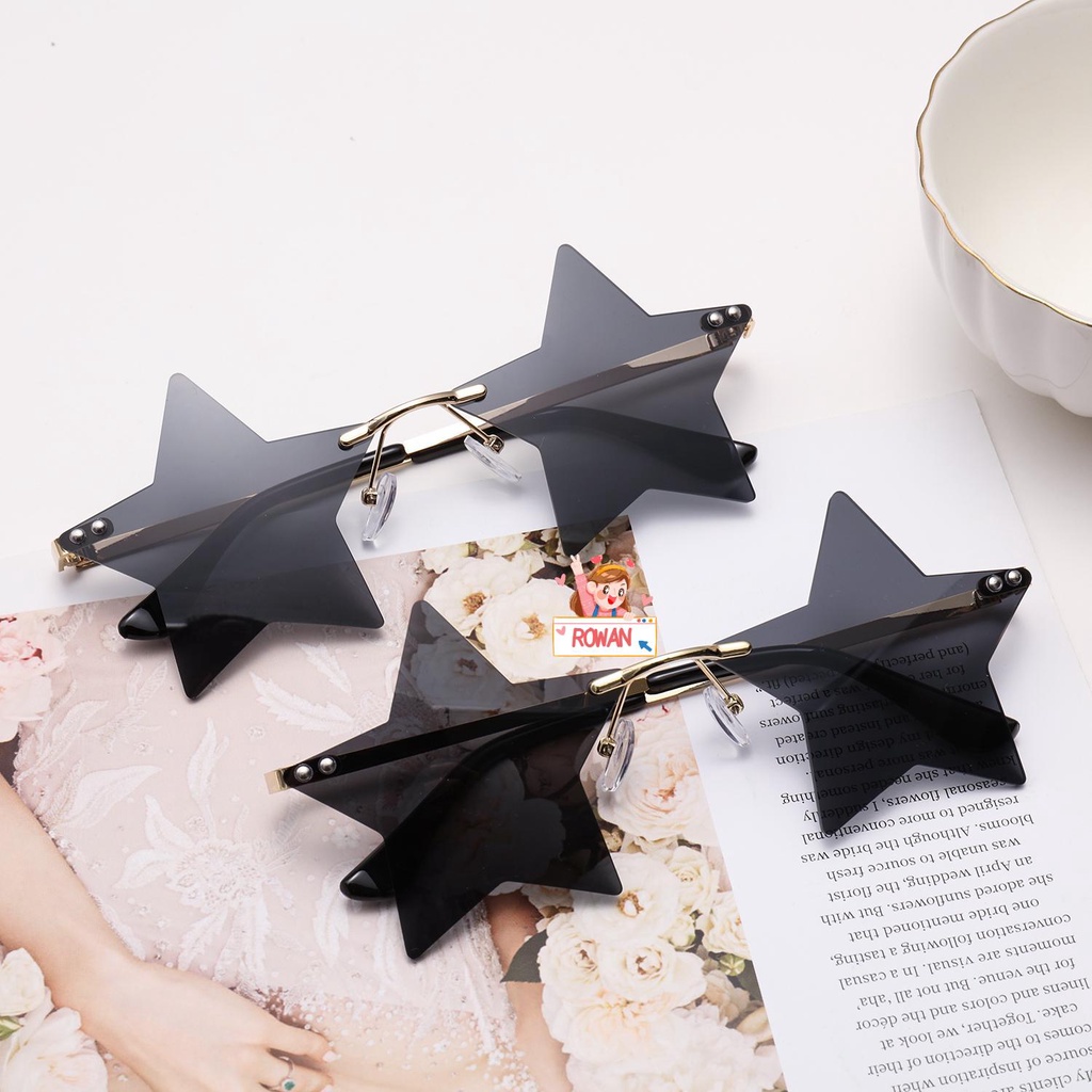 Kính Mát Không Gọng Phong Cách Giáng Sinh Cho Nam Và Nữ