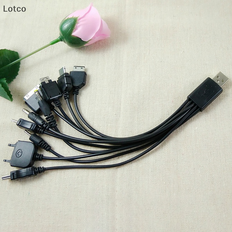 Lotco 10 trong 1 đa chức năng sạc Cáp USB cho Motorola Samsung LG Cáp dữ liệu VN