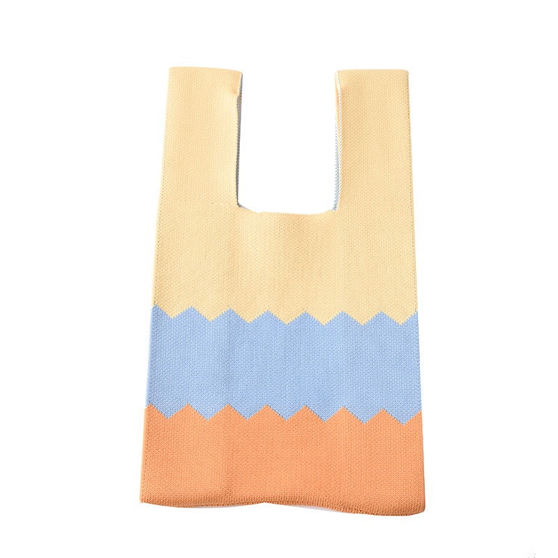 Nallcher Túi Xách Đan Len Phong Cách Nhật Hàn Đơn Giản Cho Nữ