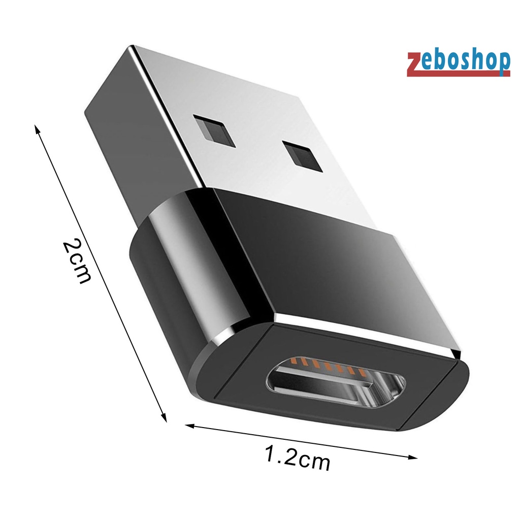 Đầu Chuyển Đổi Cổng Type C Sang Cổng USB Bằng Hợp Kim Tiện Dụng