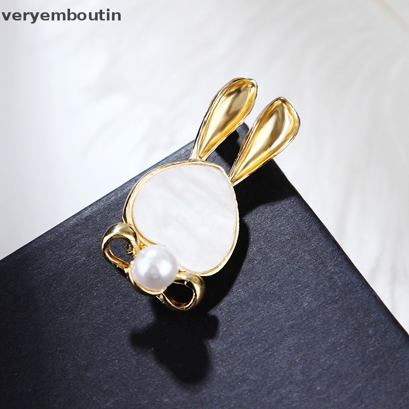 Ghim Cài Áo Hình Đầu Thỏ Thời Trang Dành Cho Nữ