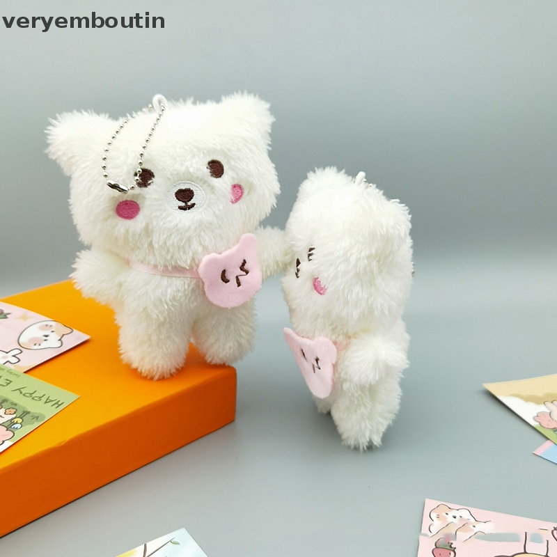 Móc Khóa Hình Chú Gấu Nhồi Bông Nhỏ Nhắn Dễ Thương