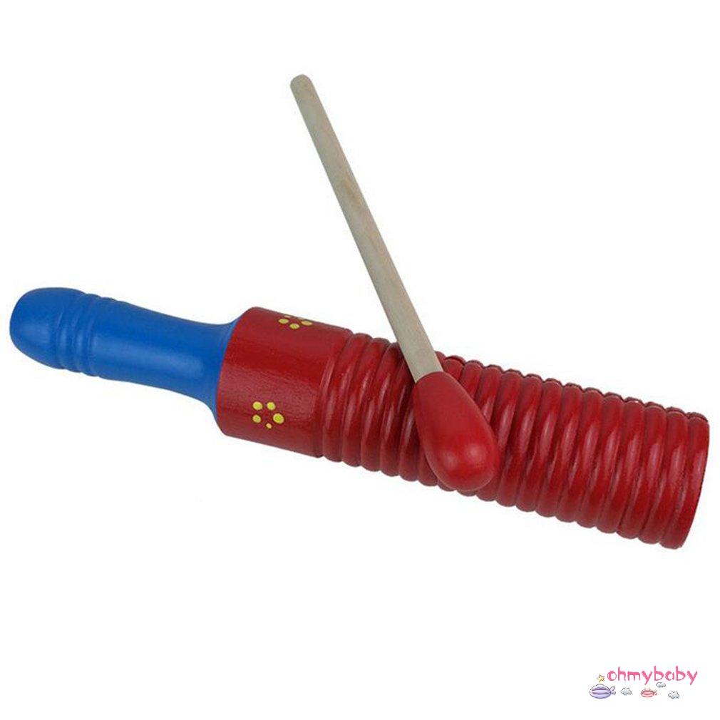 [Ready] Guiro Thread Nhạc cụ gõ trống vòng đơn nhỏ [Z/7]