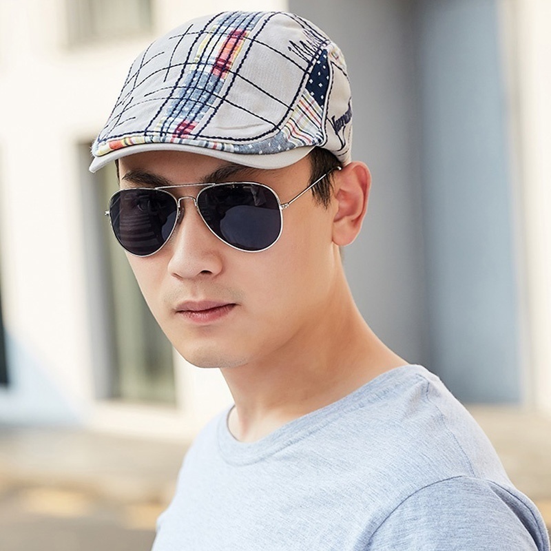 Mũ Beret Unisex Mềm Mại Chống Nắng