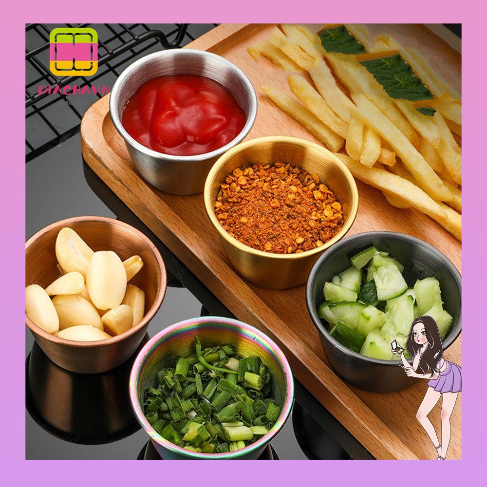Set 2 Cốc Đựng Nước Sốt Mini Tiện Dụng Cho Nhà Bếp / Nhà Hàng