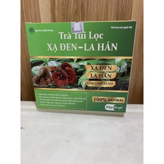 Trà xạ đen la hán túi lọc , thanh nhiệt, thải độc gan, men gan cao, mẩn ngứa, mụn nhọt