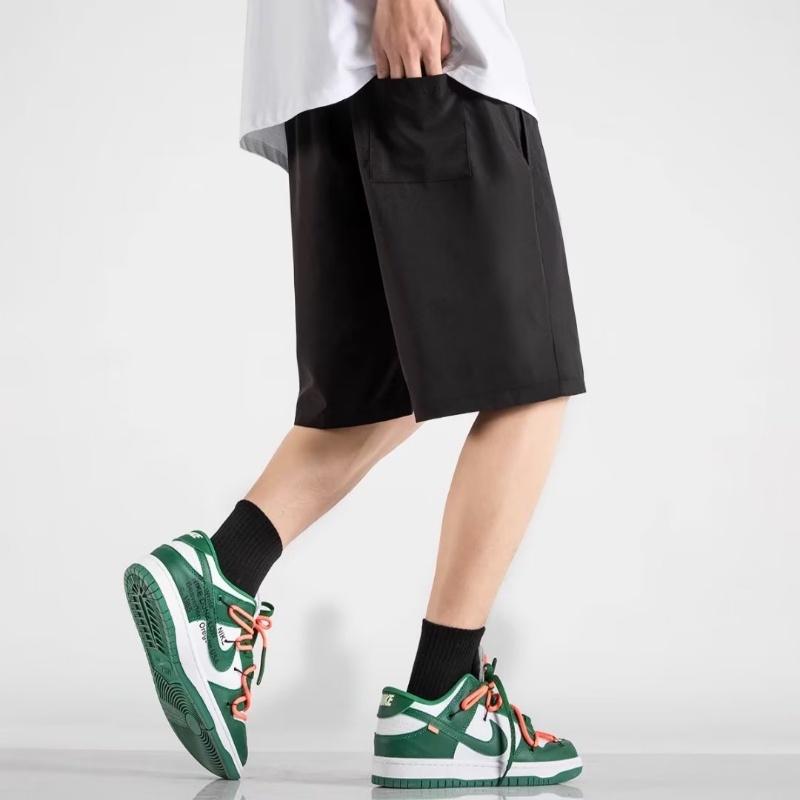 Quần Short Thể Thao 5 Tấc Bằng Lụa Lạnh Dáng Rộng Phong Cách Mới Nhật Bản Thời Trang Mùa Hè Cho Nam