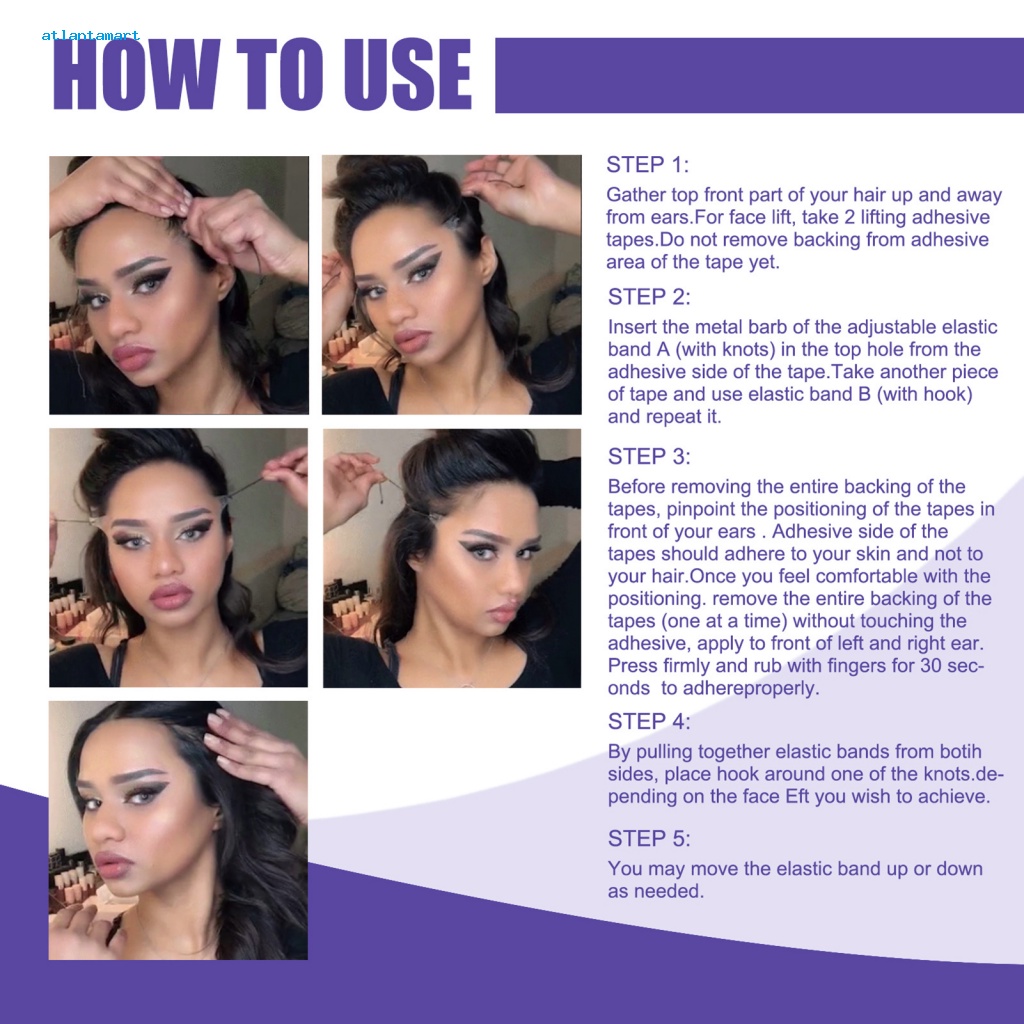 Túi Đựng Đồ Dùng Cao Cấp Tiện Dụng| 1 Bộ Băng Dán Nâng Cơ Mặt Vô Hình Thoáng Khí Độ Co Giãn Cao