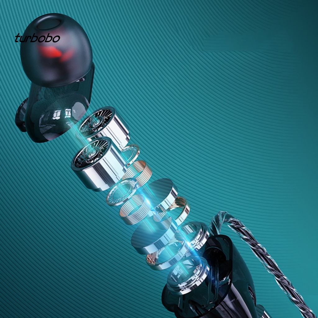 Tai Nghe Nhét Tai Chống Rối Có Mic Thiết Kế Trong Suốt Tiện Dụng