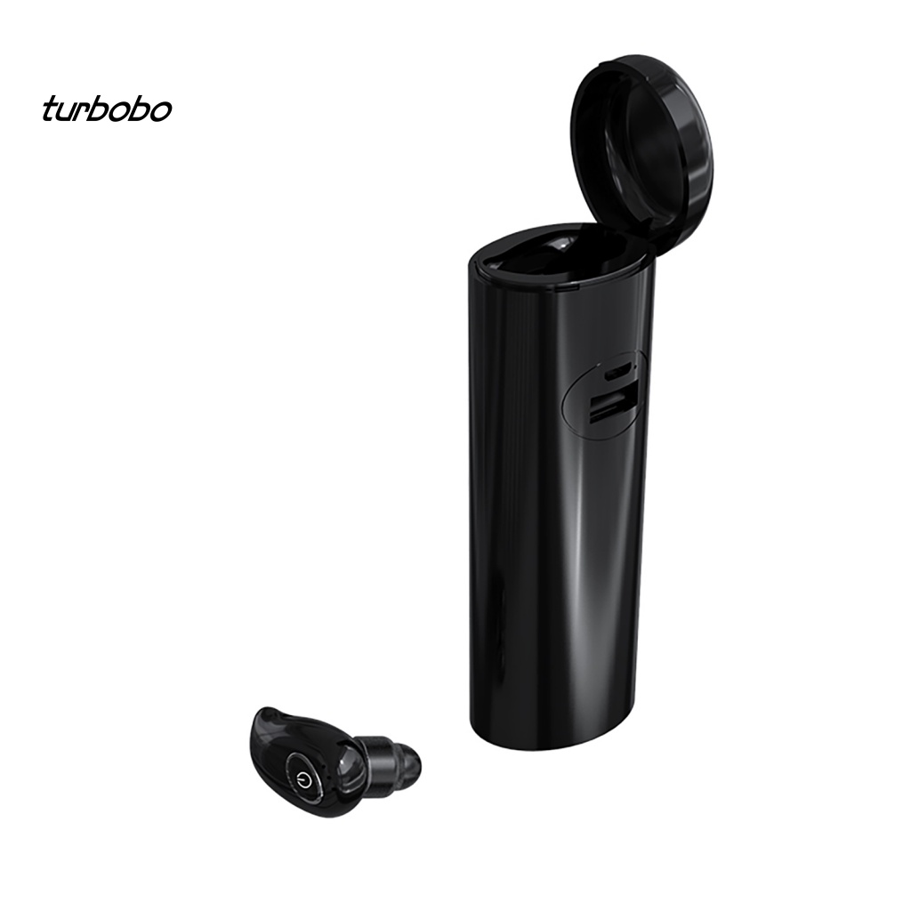 Tai Nghe Nhét Tai Không Dây Bluetooth 5.0 Mini 8D Có Hộp Sạc Cho Điện Thoại Thông Minh Bobo V21