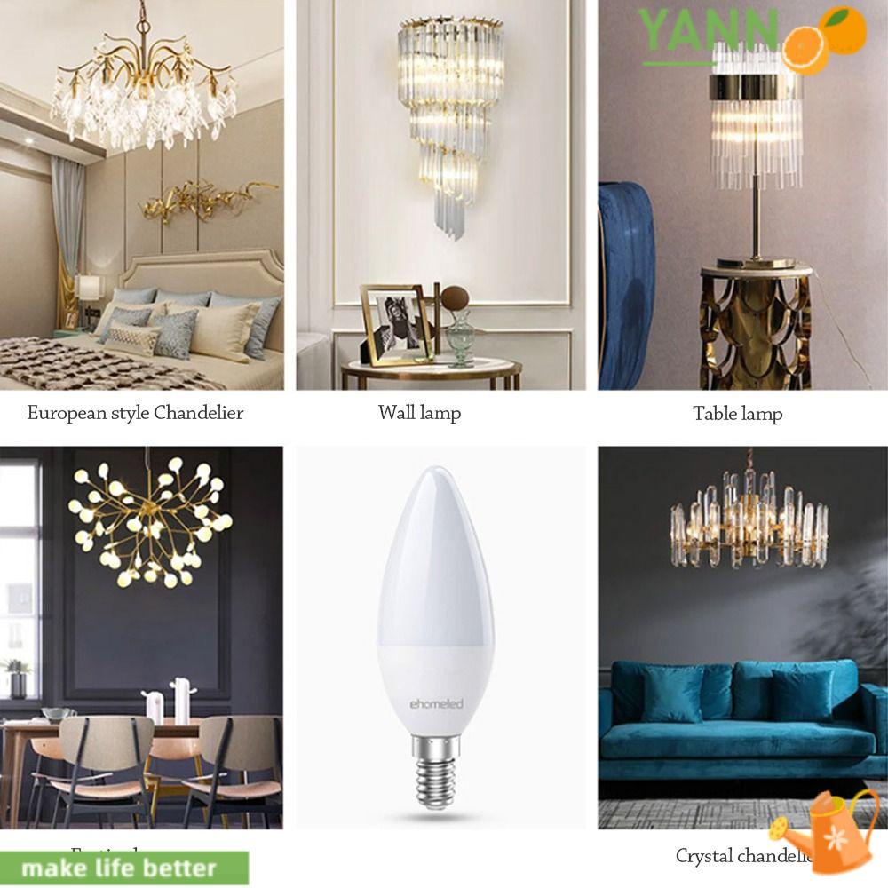 Bóng Đèn Led Hình Nến E14 Dùng Trang Trí Nhà Cửa Thiết Kế Mới 1