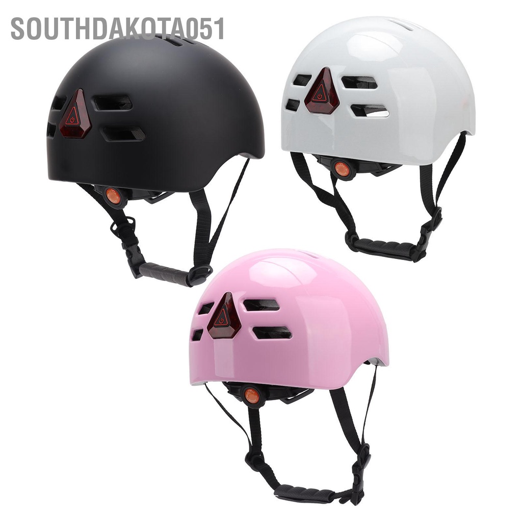 Southdakota051 Mũ Bảo Hiểm Xe Đạp Thông Minh 1080P Có Camera Trước Đèn LED Họa Tiết Rằn Ri Nét Ta 016RAR Chu Vi Đầu Thể Điều Chỉnh Cho Người Lớn Nam Nữ Đi