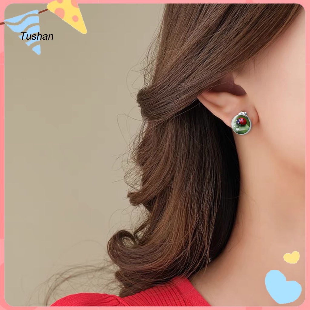 1 Đôi Bông Tai Kẹp Hình Hoạt Hình Đáng Yêu Dành Cho Nữ