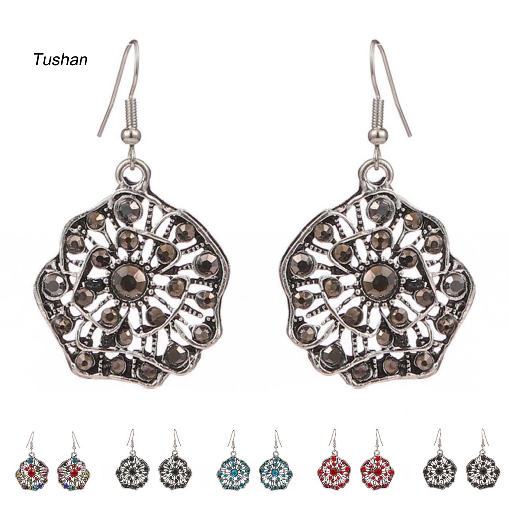 1 Đôi Bông Tai Dáng Dài Chống Dị Ứng Phong Cách Boho Thời Trang Cho Nữ