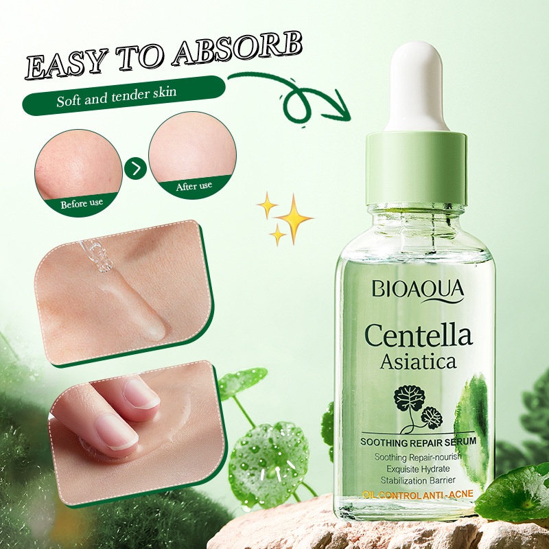 Serum BIOAOUA Centella Asiatica Dưỡng Ẩm Hydrat Hóa Và Làm Dịu Da 30ml