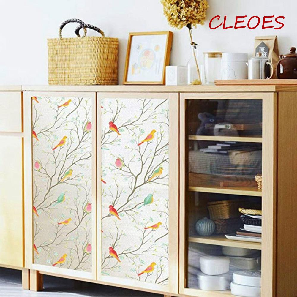 Miếng Dán Cửa Sổ Nhà Tắm / Văn Phòng Tĩnh Điện Chống Tia UV