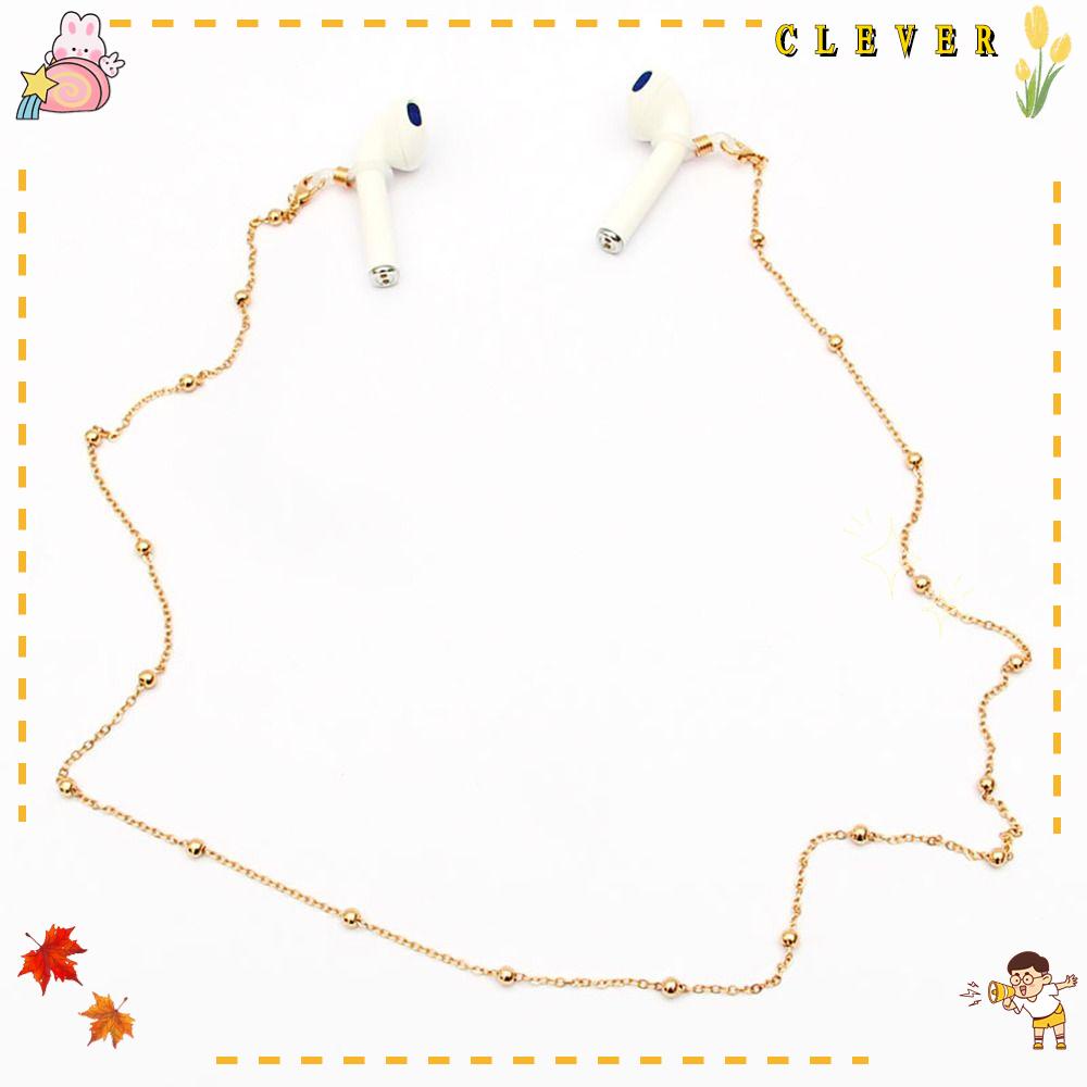 Giá Đỡ Mắt Kính Dạng Chuỗi Hạt Kẹp Tai Nghe Đọc Sách Bằng Kim Loại