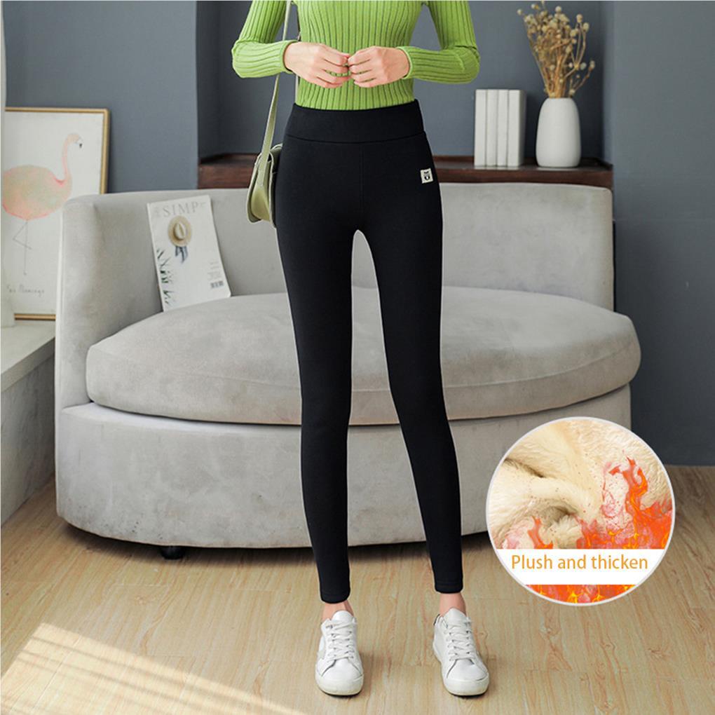 Quần Legging Len Polyester Dày Giữ Ấm Mùa Đông
