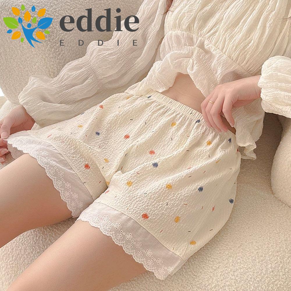 Quần Short Bảo Hộ An Toàn Dáng Rộng Phối Ren In Họa Tiết Dễ Thương Thời Trang Cho Nữ 26Eddie