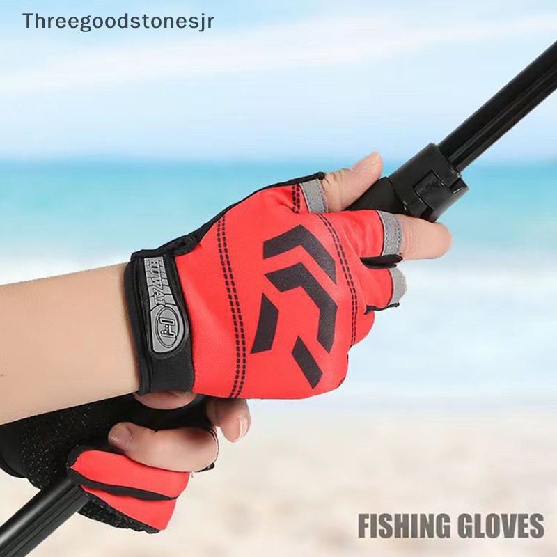 Găng Tay Hở Ngón Chống Trượt Thoáng Khí Cho Nam JR