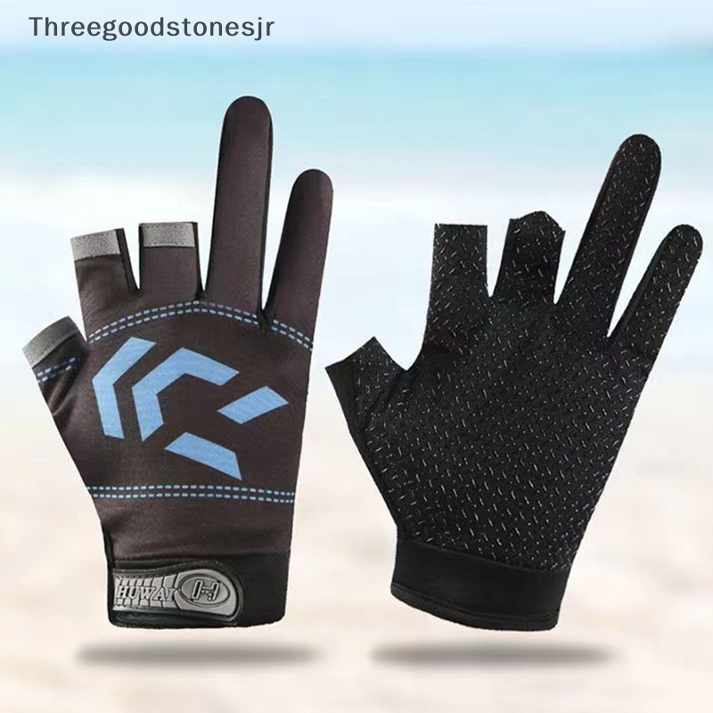 Găng Tay Hở Ngón Chống Trượt Thoáng Khí Cho Nam JR