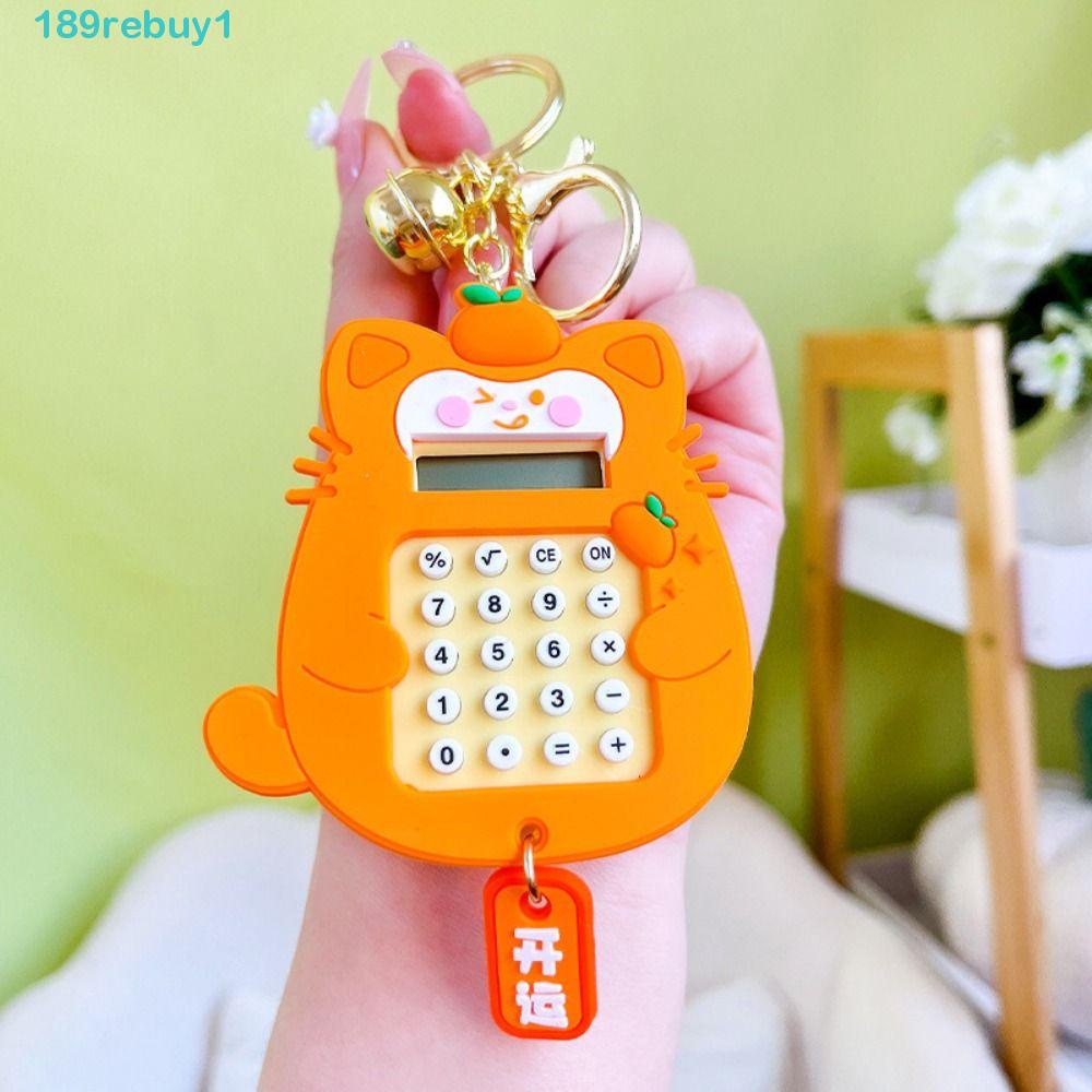 Rebuy1 Móc Chìa Khóa Hình Mèo Hạnh Phúc Dành Cho Học Sinh / Văn Phòng / Xe Hơi