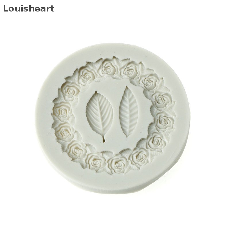Khuôn Silicon Làm Kẹo Đường Hình Hoa Lá Louisheart TFG