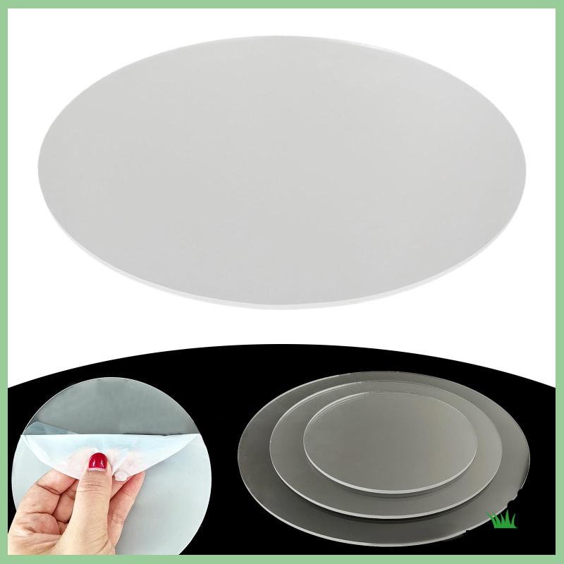 Đĩa Tròn Bằng Acrylic Dùng Nướng Bánh Tráng Miệng Tái Sử Dụng Tiện Lợi