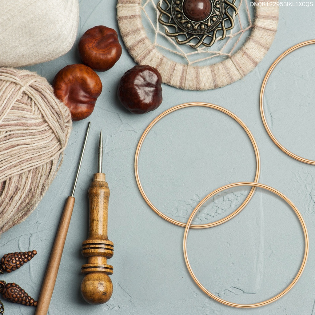 Bộ 10 Vòng Kim Loại Tự Làm Dreamcatcher