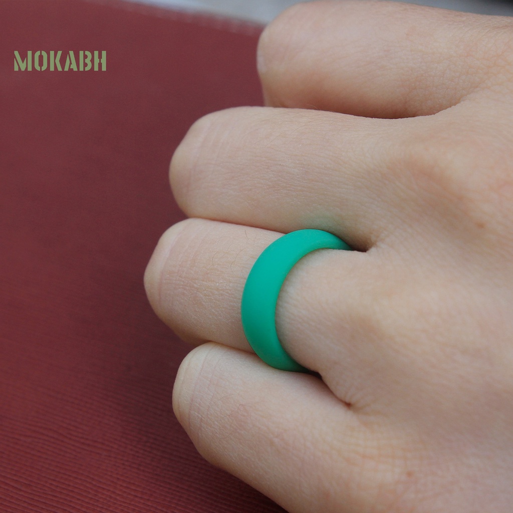 Set 10 Nhẫn Silicone Dẻo Lấp Lánh Linh Hoạt Trang Trí Đa Năng Cho Cặp Đôi