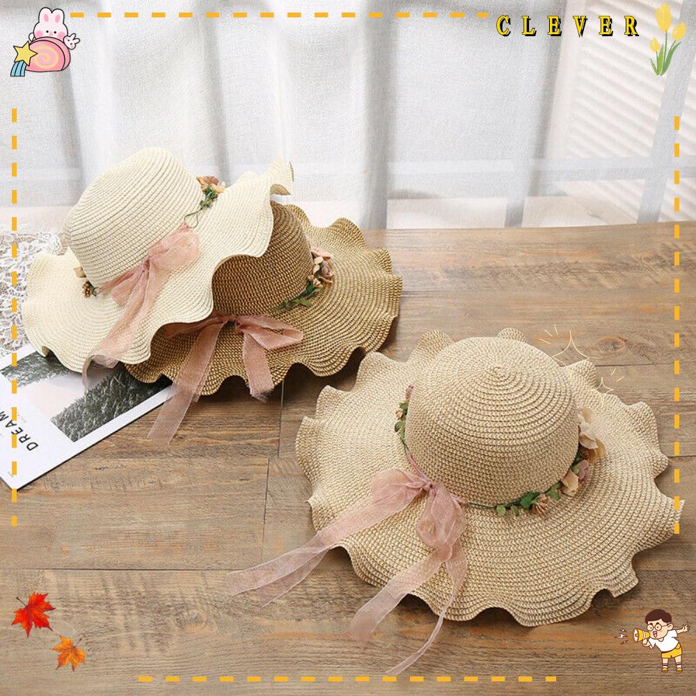 Mũ Cói Rộng Vành Thiết Kế Trẻ Trung Hợp Thời Trang Hè 2023 Cho Bạn Gái