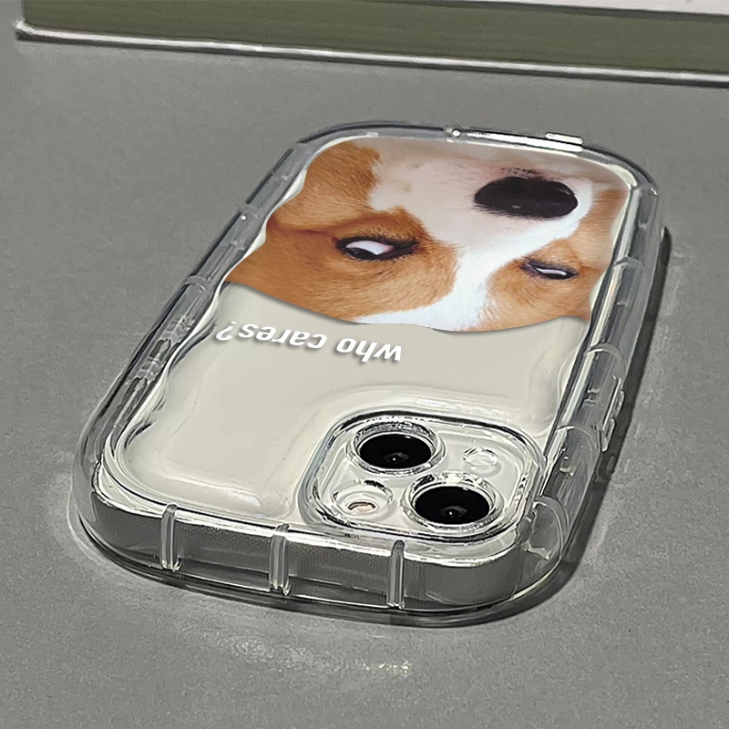 Ốp Điện Thoại Silicone Mềm Trong Suốt Chống Sốc In Hình Chú Chó Arrogant Cho IPhone 14 13 12 11 Pro Max XS X XR 8 + 7 Plus