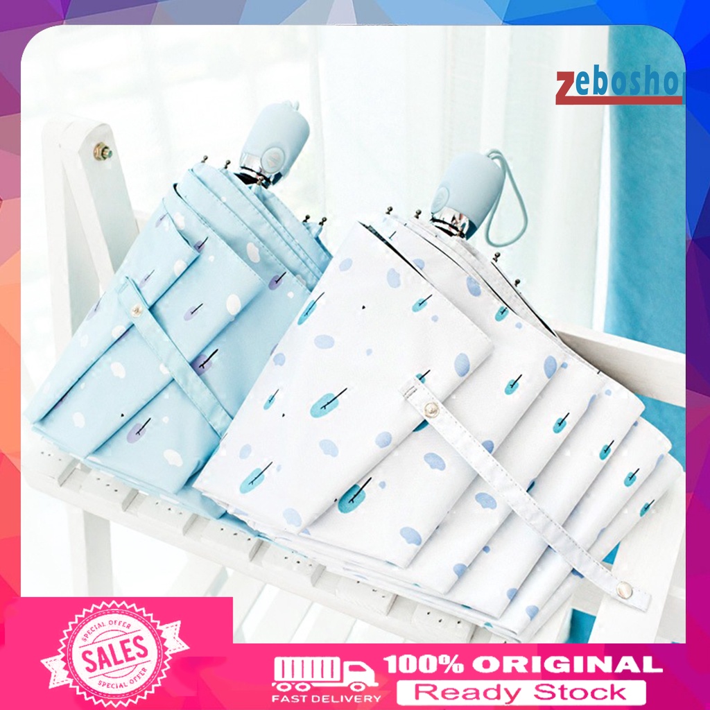 Dù Gấp Tự Động Chống Tia UV / Mưa / Gió Bằng Chất Liệu Vinyl