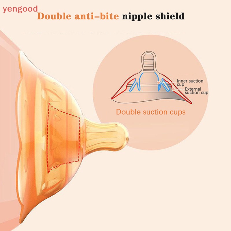 Miếng Silicone Hai Lớp Bảo Vệ Ti Giả Cho Mẹ Chăm Sóc Bé