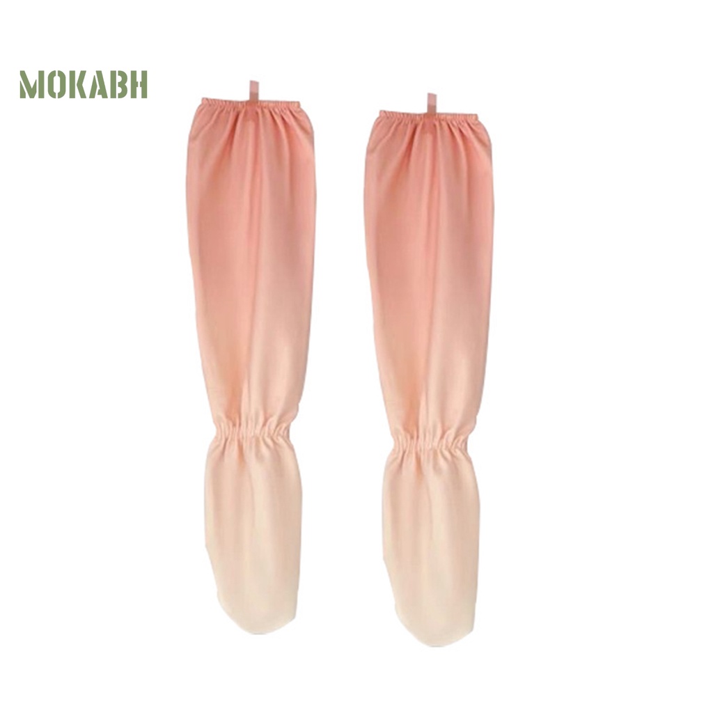 1 Cặp Găng Tay Chống Nắng Bằng Lụa Lạnh Thấm Hút Mồ Hôi Thoáng Khí Màu Sắc Gradient Độ Co Giãn Cao Dành Cho Nữ