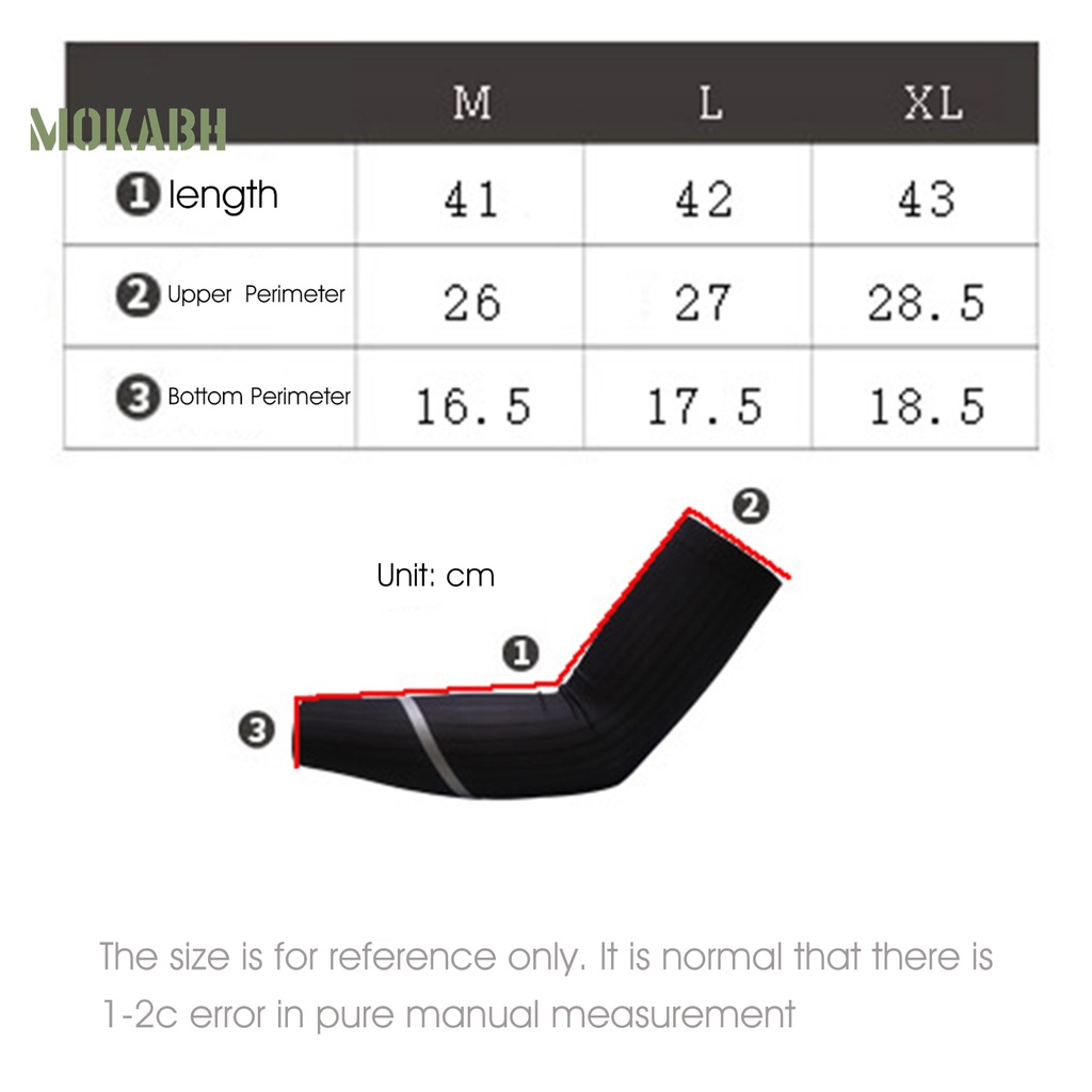 1 Cặp Ống Tay Áo Độ Co Giãn Cao Giúp Giảm Mệt Mỏi Khi Chạy Xe