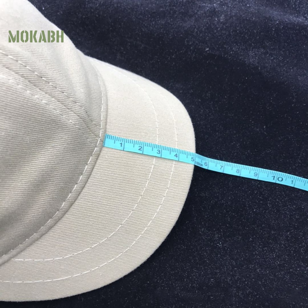 [Mok Abh] Mũ Bóng Chày Mềm Mại Thoáng Khí Chống Trượt Màu Trơn Có Vành Điều Chỉnh Được Cho Nam