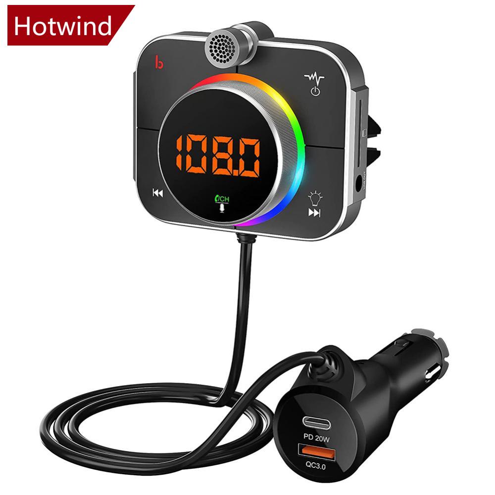 Máy Nghe Nhạc MP3 PD20W QC3.0 Kết Nối Bluetooth 5.0 Hỗ Trợ Mic J7Z3 Cho Xe Hơi