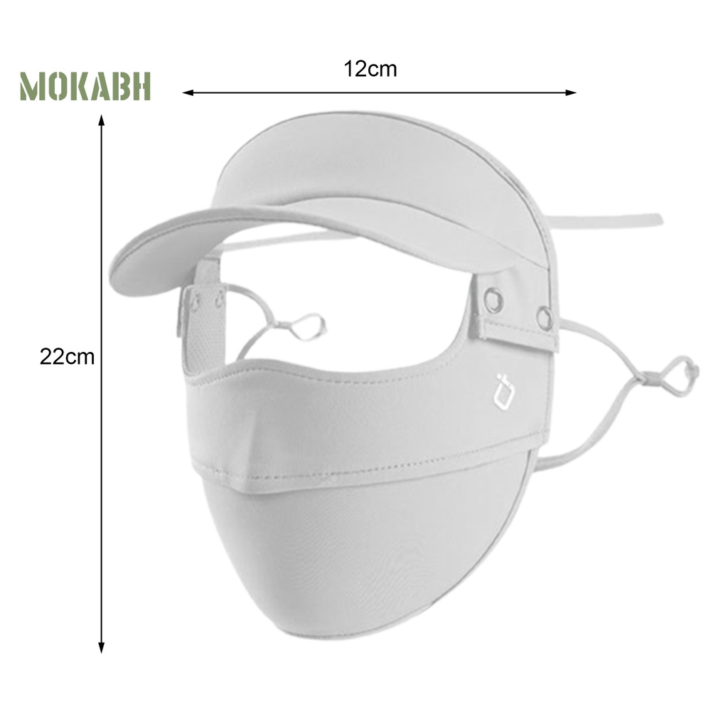 [Mok Abh] Băng Cài Đầu Gắn Vành Xe Đạp Có Lỗ Thoáng Khí Có Thể Tháo Rời Bảo Vệ Khuôn Mặt