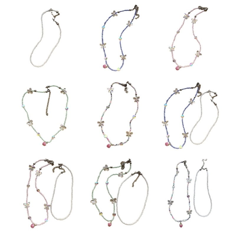 Vòng cổ Mặt Hình Bướm Ngọt Ngào Thời Trang Hàn Quốc Cho Nữ