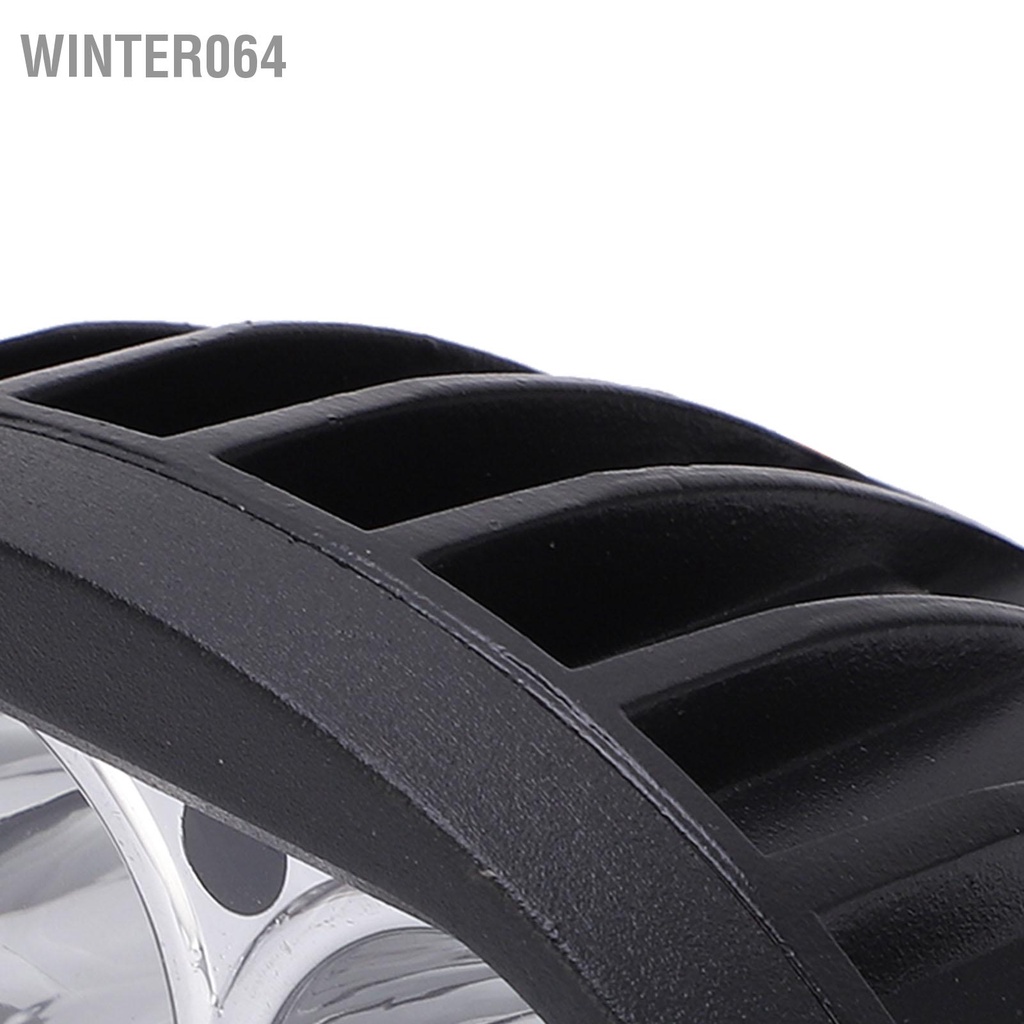 Winter064 4in 20W Đèn LED 2 Đầu Lái Sương Mù Cho Xe Ô Tô Tải ATV Thuyền Máy Đen