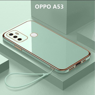 Ốp Lưng OPPO A53 Viền mạ điện Mềm mại Ốp Điện Thoại OPPO A53