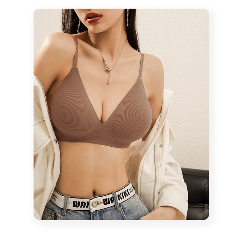 Áo Ngực Thể Thao Mềm Mại Không Gọng Hỗ Trợ Nâng Ngực Chống Chảy Xệ Cỡ Lớn 32-38 Thời Trang Mùa Hè Cho Nữ