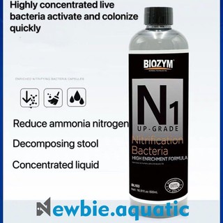  1 lít BIOZYM N1 Nitrification Bacteria | Vi sinh N1 dùng cho hồ thuỷ sinh cá tép cảnh 