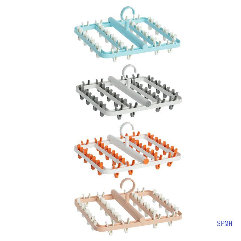 Móc Phơi Đồ Đa Năng Có 24 Kẹp Tiện Lợi