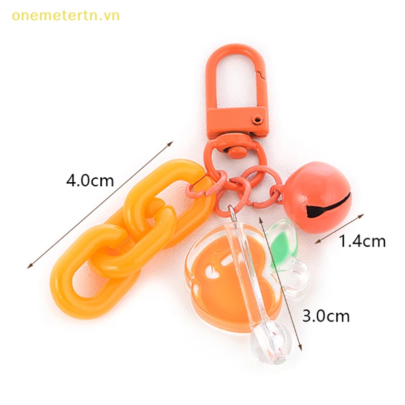 Móc Chìa Khóa Bằng Acrylic Hình Hoa Độc Đáo Phong Cách Hàn Quốc