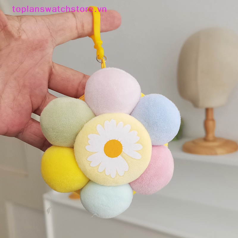 1 Túi Đựng Tai Nghe mini Hình Hoa Hướng Dương Mặt Cười Dễ Thương